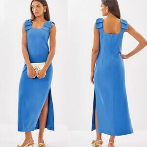 Lilly Pulitzer Bernice Maxi Dress in Sunwashed Blue 10